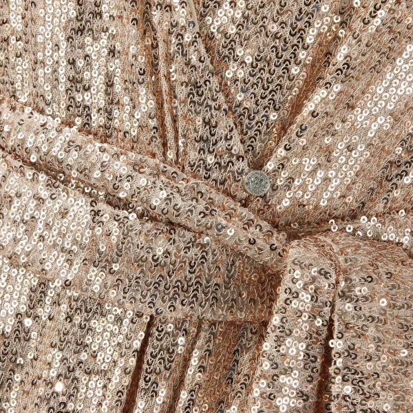 2024 New Sequin Dress For Women Long Lantern Sleeve V Neck Lace Up Waist Wedding Guest Wrap Dresses Evening Party Robe Vestidos