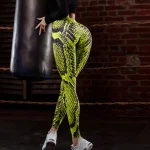 3D Snake Print Legging Yoga Pants Woman Workout Sport Push Leggings Women Pant High Waist Tights Gym Pocket Legging Sweatpants