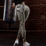 3D Snake Print Legging Yoga Pants Woman Workout Sport Push Leggings Women Pant High Waist Tights Gym Pocket Legging Sweatpants