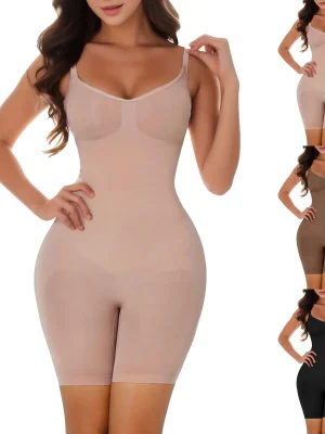 Bodysuit Shapewear Women Full Body Shaper Tummy Control Hip Butt Lifter Corset Thigh Reductive Slimming Waist Trainer Underwear