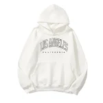 Letter Print Hoodies Women Vintage Winter Loose Hooded Shirt Harajuku Sweatshirt Y2k Clothes Warm Oversize Fleece Pullovers Coat