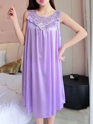 Plus-Size-Nightgown-Women-Casual-Solid-Dress-Sleeveless-O-Neck-Lace-Splice-Dress-Sleepwear-for-Women-1.webp