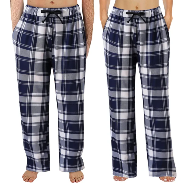 Women Sleep Pants Plaid Pattern Pajama Pants Autumn Winter Wide Legs Pants Bottoms Trousers pantalones de mujer ?է?ާѧ?ߧڧ? ???ѧߧ?