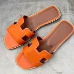 Top Quality Luxury Fashion Slides Women Leather Flip Flops Summer Ladies Beach Slippers Platform Female Flat Walk Casual Sandals