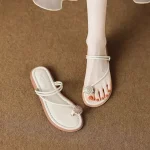 Sabot Outdoor Sandals for Women Cheap Liquidation Summer 2025 Offers Daily Comfortable Sandal Sales Korea Designer Woman Shoes