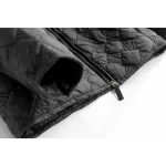 Light Down Jacket Women's Short Hooded White Duck Down Coat Fashion Big Brand 2024 New Winter American Spring Hooded Plaid