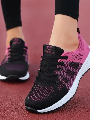 2024 Women Sport Shoes Fashion Platform Sneakers Ladies Spring Winter Flats Running Shoes for Woman
