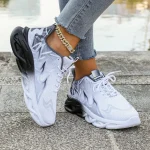 Women Casual Sports Shoes Breathable Lightweight Sneakers Anti-slip Flats Outdoor Running Walking Shoes Female Vulcanized Shoes