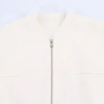 2025 AZRAF fashion European and American style summer new blend rollable sleeve jacket chic zipper top Outerwear Mujer