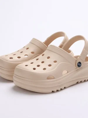 Chunky Platform Clogs Shoes for Women Thick Bottom Non Slip Beach Sandals Woman Summer 2024 Fashion Wedges EVA Sandals Slippers