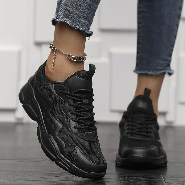 Sneakers Women Shoes Women lightweight mesh breathable versatile casual shoes black sneakers for men and women
