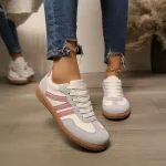 Casual Style Ladies Walking Shoes Lightweight Breathable Trainers Low Top Elegant Women's Sports Shoes