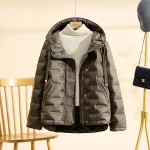 OFTBUY 2025 New Autumn Winter Clothing Women White Duck Down Coat Long Sleeve Fashion Puffer Jacket Commute Hooded Clothes Lady
