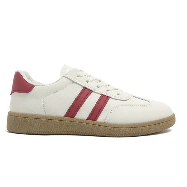 Plus Size 2025 Lace Up Women's Vulcanize Shoes Mixed Colors Outdoor Walking Flat with Sneakers Versatile Ladies Casual Shoes