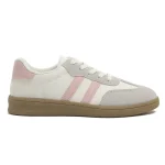 Plus Size 2025 Lace Up Women's Vulcanize Shoes Mixed Colors Outdoor Walking Flat with Sneakers Versatile Ladies Casual Shoes