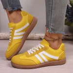 Casual Style Ladies Walking Shoes Lightweight Breathable Trainers Low Top Elegant Women's Sports Shoes