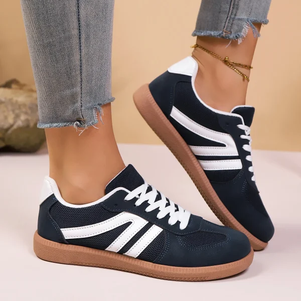Casual Style Ladies Walking Shoes Lightweight Breathable Trainers Low Top Elegant Women's Sports Shoes