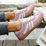 Casual Style Ladies Walking Shoes Lightweight Breathable Trainers Low Top Elegant Women's Sports Shoes